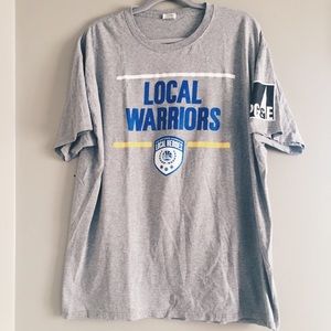 Golden State Warriors GSW local heros grey t shirt
